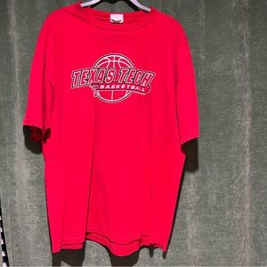 Vintage Texas Tech Basketball T-Shirt Size XL